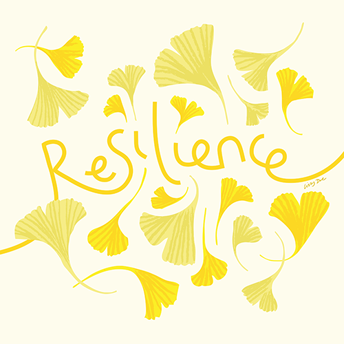 gingko resilience illustration by lizzy doe
